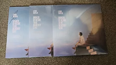 Lewis Capaldi - Broken By Desire THREE Vinyl Set! Signed Pink And Spotify Clear • £100