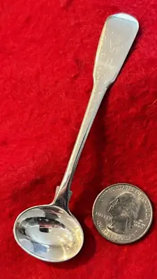 Sterling Silver 3 7/8  Salt Spoon - Stephen Adams Ii - London - 1814 • $29.95