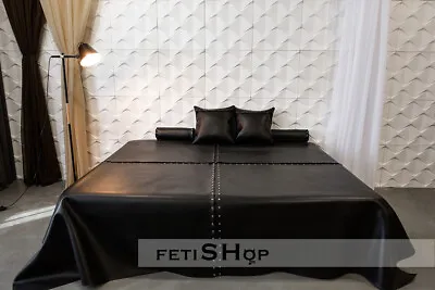 Leather BDSM Bondage Bed Cover Set Leather Bed Linen Set With Bed Sheet • $1750