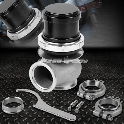 Universal External 14-psi 40mm Turbocharger V-band 5  Wastegate+spring Black • $46.43