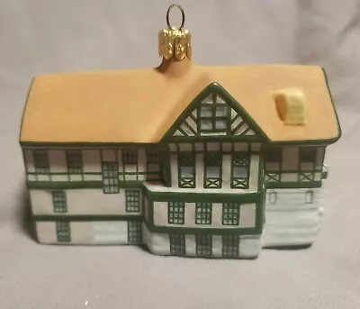 Vaillancourt Polish Glass Ornament Hope Lodge Exclusive Signed 2004  • $31.24