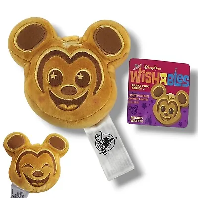 Disney Parks Wishables Parks Food Series 2 Plush Mickey Waffle New NWT Stuffed • $9.99