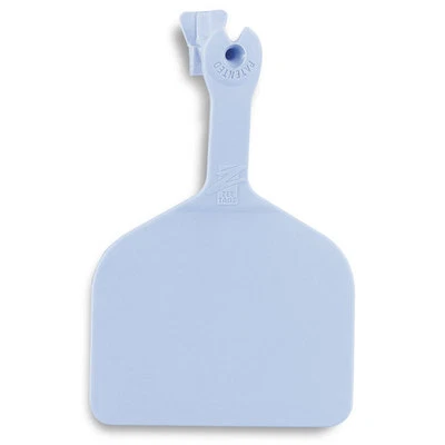 $20.75 • Buy Z-Tag Feedlot One Piece Cattle/Cow Blank Ear Tag - Blue 50 Count