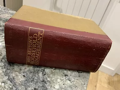 Mrs Beeton’s Household Management …good Clean Copy In Vgc C. 1907 • £65