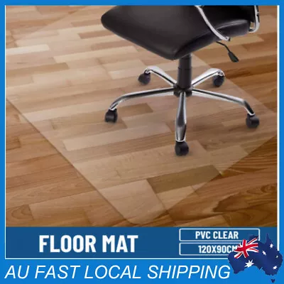 1PCS Home Office PVC Chair Mat For Carpet Hard Floor Protector Computer Work AU • $28.99