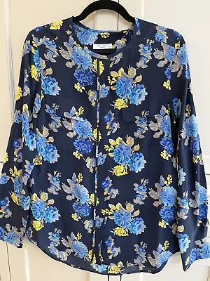 £39.99 • Buy Equipment Floral Silk Shirt Size S