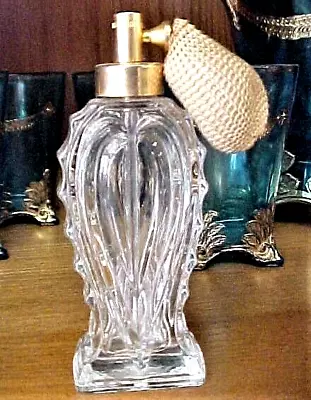 Vintage Perfume Spray Bottle W/ 24K Gold Plated Atomizer • $12.50
