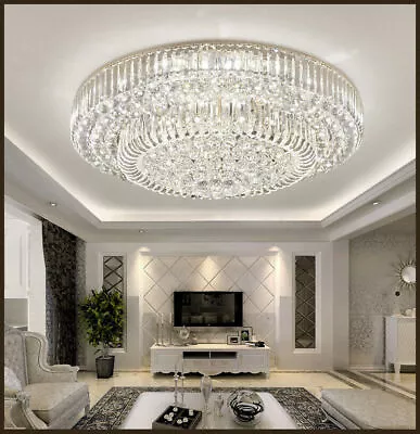 Luxury Gold Crystal Chandelier Lighting Lobby Hall Entry Way Dining Room Light • $367.08