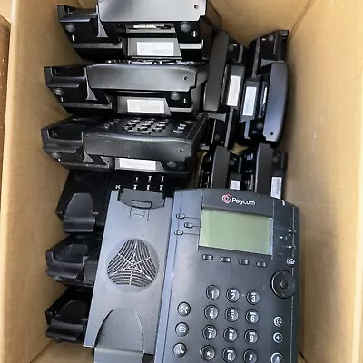 Lot Of 18 Polycom VVX310 6-Line VoIP Business Office Phones - No Phones Or Cable • $64.13