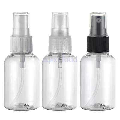 50ml Refillable Empty Fine Mist Pump Spray Bottles Liquid Prefume Container • £3.36