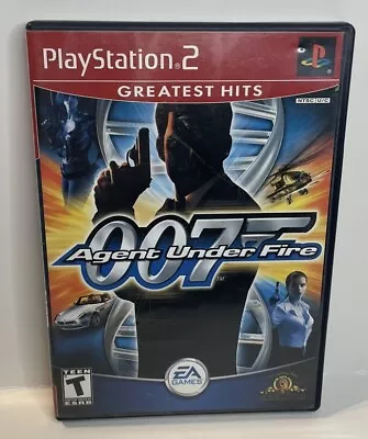 James Bond 007 Agent Under Fire Video Game PlayStation 2 PS2 Complete CIB Works • $9.99