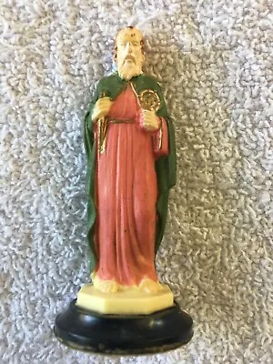 Vintage Dashboard Magnet Religious Statue St Christopher Jesus Dash Accessory • $79.95