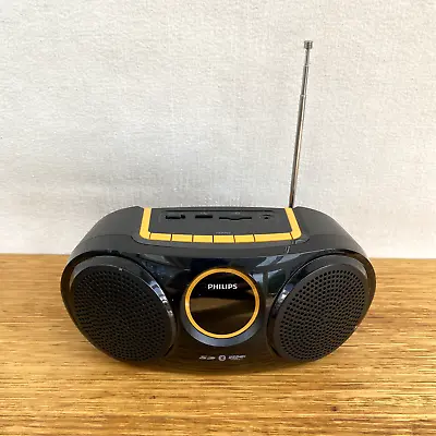 🔹 Philips AT10/00 Wireless Portable Speaker Mini Boombox Radio Aux Bluetooth • $39