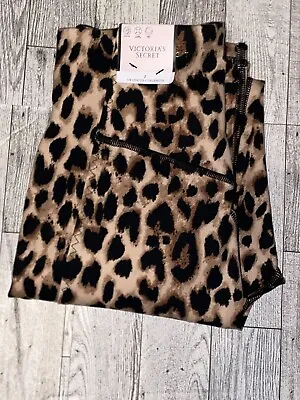 NWT Victoria's Secret Size 2 Leopard Print Mesh Sheer Side Buttery Soft • £38.60