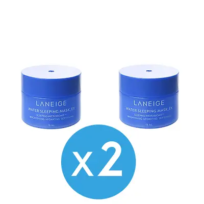 LANEIGE - Water Sleeping Mask EX Mini | Travel Size 15ml X 2 -UK SELLER- • £8.60