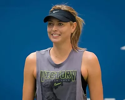 Maria Sharapova Smiling In Gray Shirt 8x10 PRINT PHOTO • $6.98