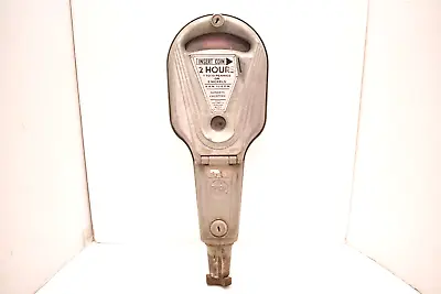 Vintage Dual 2 Hour Parking Meter  Penny Or Nickels No Key • $132.30