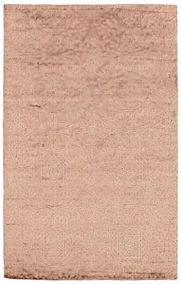 Traditional Hand Loomed Oriental Carpet 4'11  X 7'10  Viscose Area Rug • $280.20