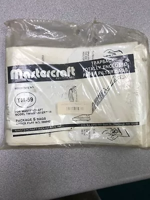 Mastercraft 398942 - TM-59 Vacuum Bags For TwinMaster 14 &18 (Package Of 5) • $4