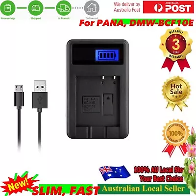 Usb DMW-BCF10/BCF10E Battery Charger For Panasonic Lumix DMC-FS66/FS7P/FT3S • $19.80