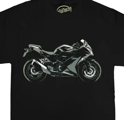 Classic Bike Design T-shirt For The Kawasaki Ninja 300 Motorbike Rider • £19.99