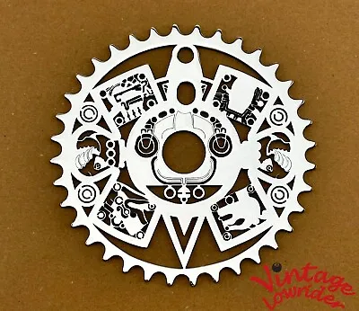 Vintage Lowrider Laser Cut Aztec Design 36t Sprocket For All Size Bikes. • $83.79