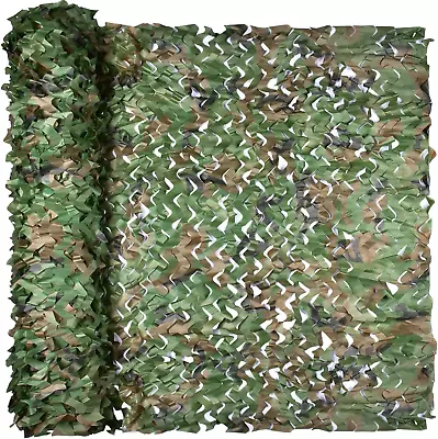 Camo Netting Camouflage Netting Hunting Blind Camo Net Army  4.9ft X 6.5ft • $12.95