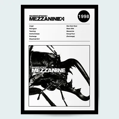 Massive Attack – Mezzanine Fine Art Album Music Poster • £19.99