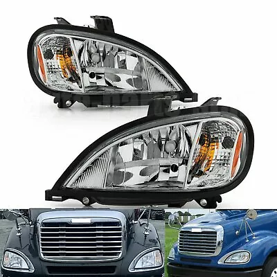 For 04-13 Freightliner Columbia Headlights Headlamps Left & Right Pair Set • $133.75