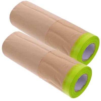 2 Rolls Home Paint Supplies Of Automotive Paint Supplies Masking Paper With • $16.39