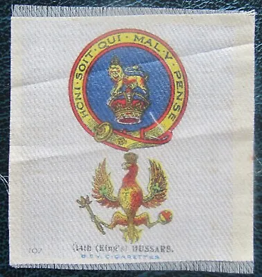 £2.99 • Buy BDV Cigarette Silks Card Ww1 Era Medium 14th Kings Hussars MULTI BUY DISCOUNT