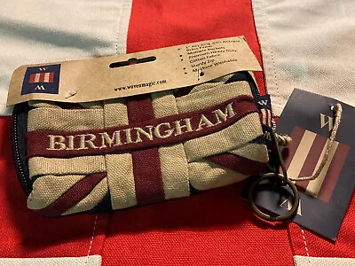 Birmingham Union Jack Coin Purse By Woven Magic Tea Dyed • £8.95