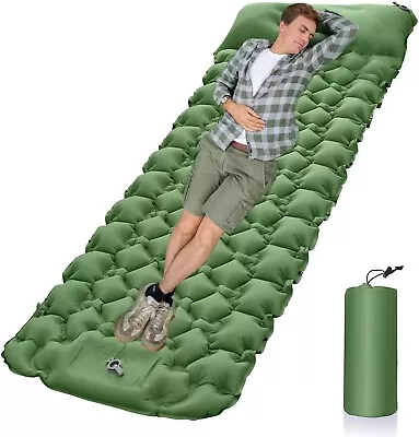 Sleeping Pad - WANNTS Ultralight Inflatable Sleeping Pad For Camping 75''X25'' • $69.97