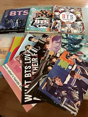 Lot Of K-pop/bts Bundle Of Magazine Posters Lanyard Photo Cards Etc • $19.99
