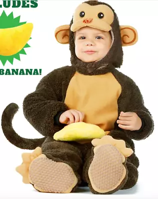 Spooktacular Creations Baby Monkey Costume Deluxe Set 18-24M In Package • $14.99