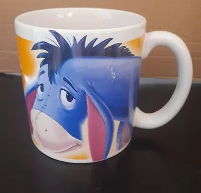 Eeyore Disney Store Mug Large Oversized Smile And Get It Over With Winnie Pooh • £7.99