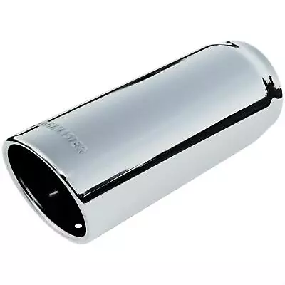 Flowmaster Exhaust Tip 3 1/2  Inlet Weld-On 4  Outlet Polished 15366 • $40.99