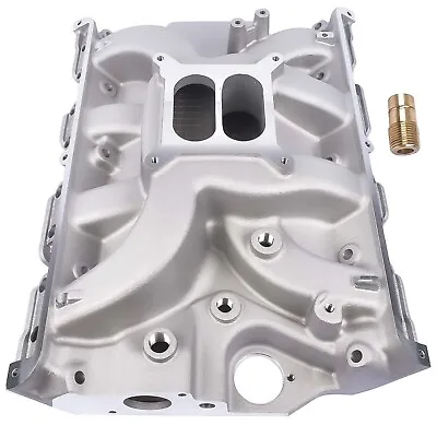 Dual Plane Style Aluminum Intake Manifold Satin 7105 For Ford 352 360 390 • $360