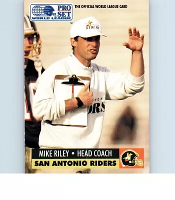Mike Riley 30 World League 1991 Pro Set NFL Football Trading Card • $1.79