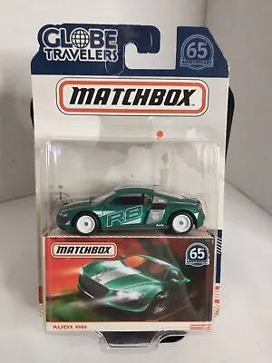 2018 Matchbox Globe Travelers Audi R8 MATTE MINT GREEN/MOC • $12.99