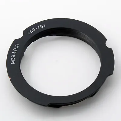 M39-LM 6-Bit Code Adapter For M39 Screw 50-75mm Lens To Leica M Mount Camera • $12.30