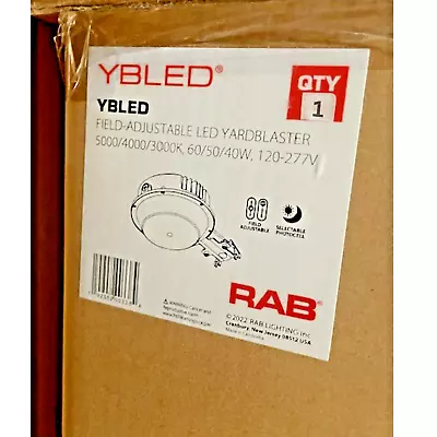 RAB YBLED Field-Adjustable LED Yardblaster - Versatile Outdoor Lighting Solution • $63.99