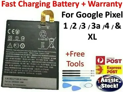 Replacement Battery For Google Pixel  1 / XL / 2 2 XL 3 / 3 XL 3A 4 5 6 Pro • $22.87