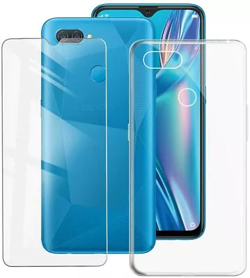 For OPPO AX7 CLEAR CASE + TEMPERED GLASS SCREEN PROTECTOR SHOCKPROOF COVER A X 7 • $9.69