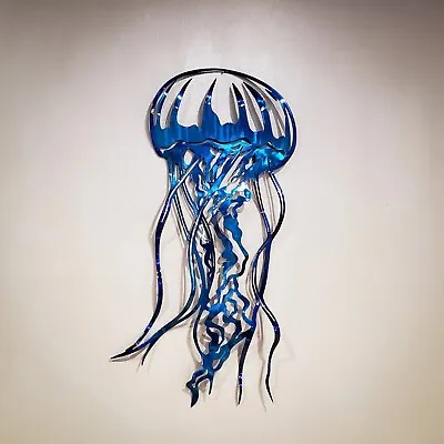 Wall Metal Art Jellyfish Interior Decoration Ocean Crafts Decor Wall Art Decor • $15.68