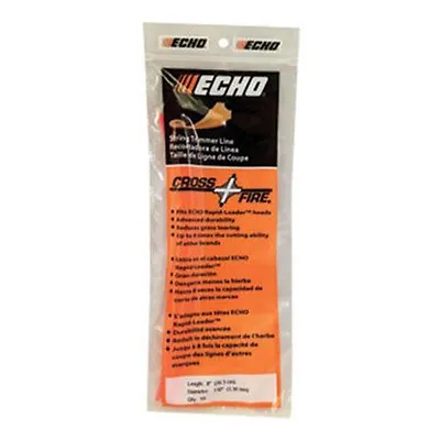 102222952 ECHO Cross-Fire 8 In. X 0.095 In. Nylon Lines For Rapid Loaders(50PK) • $14.99