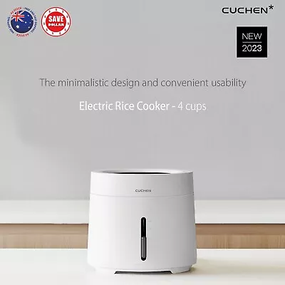 $150 • Buy Cuchen Premium Electric Rice Cooker 4 Cup Mini WHITE Korean Made 240V 50Hz