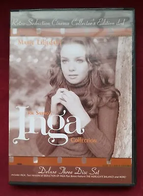 Joe Sarno’s INGA Collection Deluxe 3 DVD 2012 Marie Liljedahl VHTF Oop • $119.99