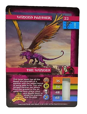 Monster In My Pocket 2006 Series Game Card 22 Winged Panther • $2.47