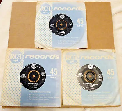 3  Australian Elvis Presley Vinyl 45rpms 1960s Original Sleeves • $5.99